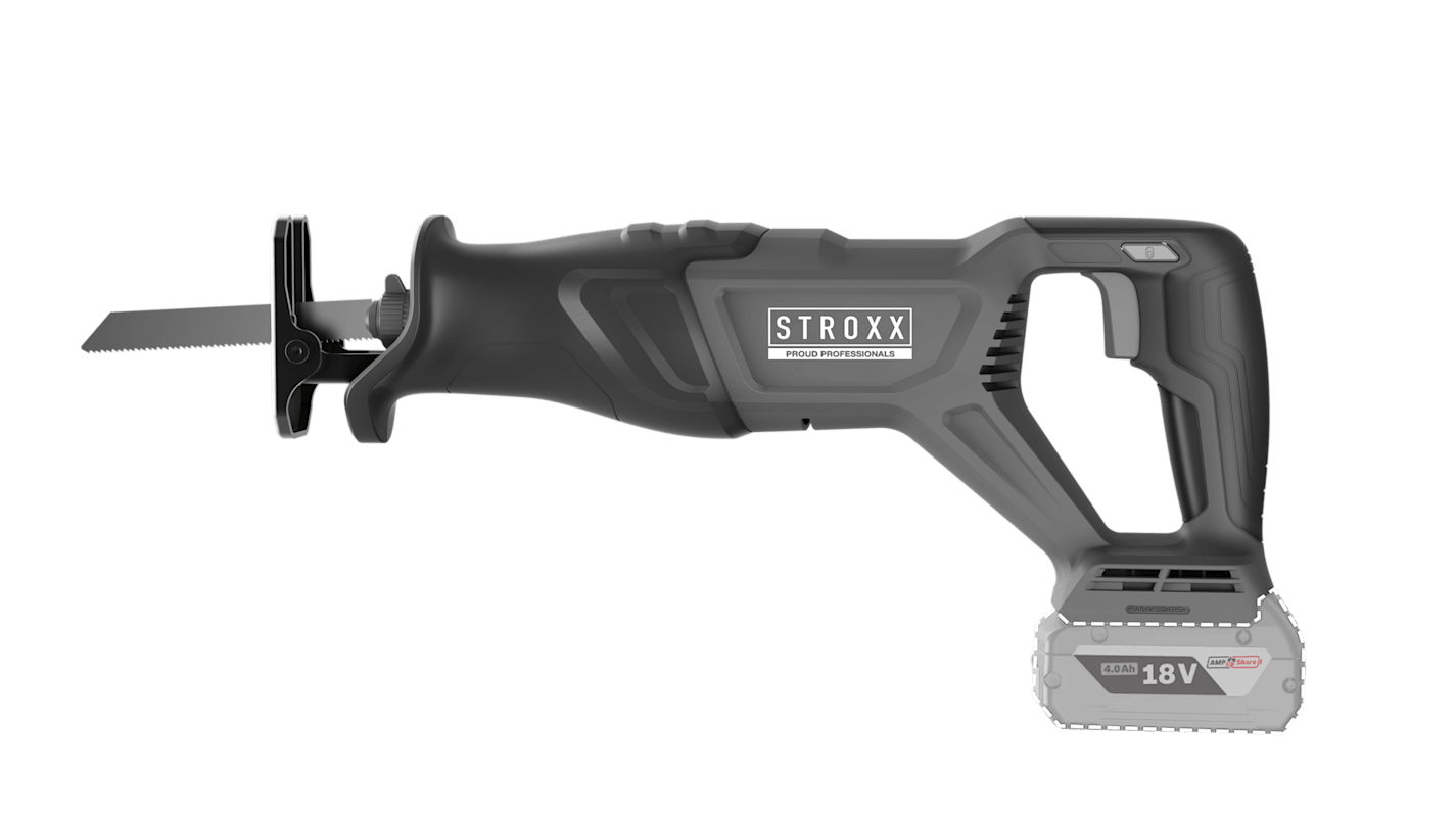 Fierastrau sabie cu acumulator STROXX  RSX 18V, Solo - pentru constructii, lemn si met