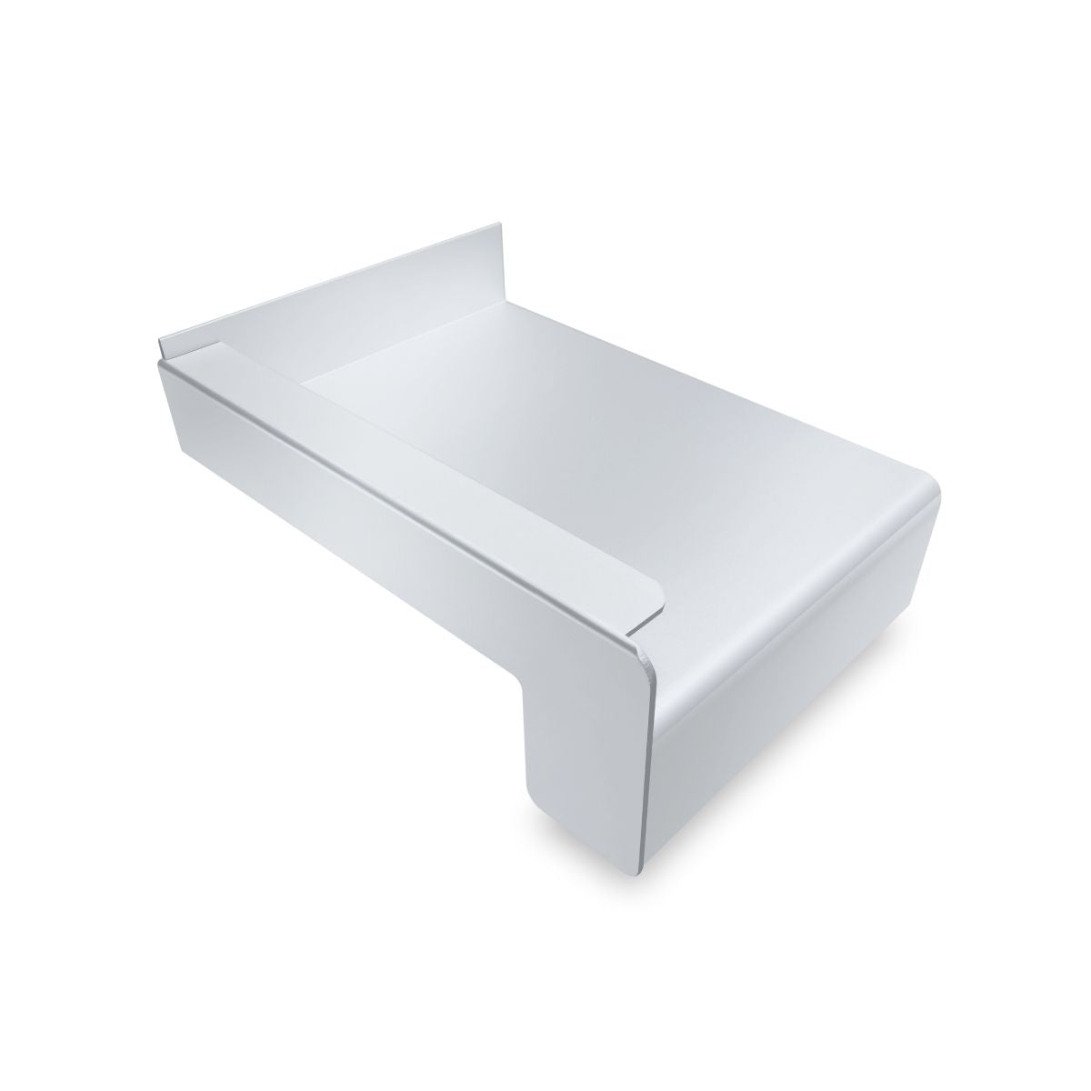 Pervaz geam exterior aluminiu Gutmann GS 25, latime 240 mm, culoare argintiu EV1