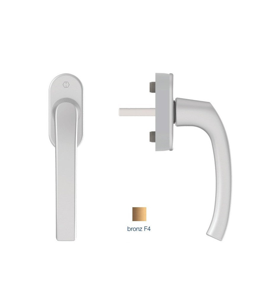 9470 - Maner geam termopan, Hoppe Flensburg, aluminiu, functie Secustik, patrat variabi