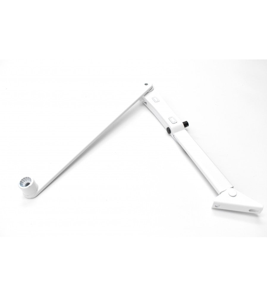 925 - Brat fixabil cu buton pentru amortizor GEZE TS 2000/4000 culoare alb