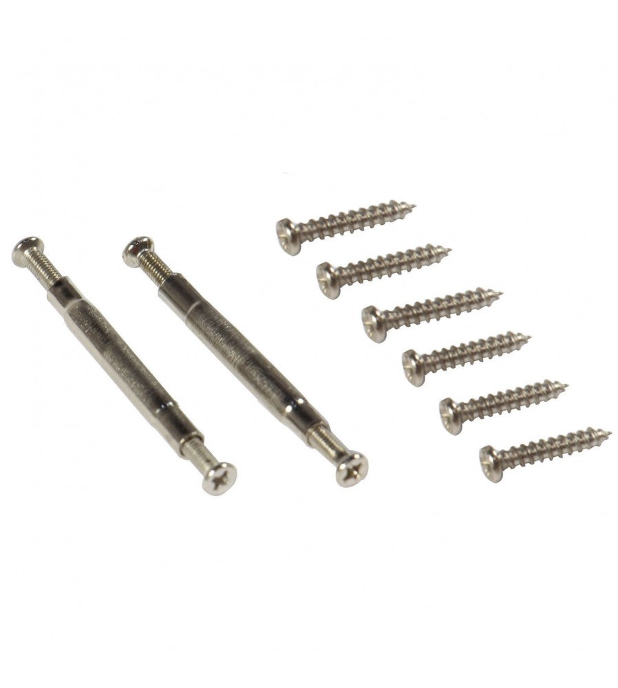12598 - Set rozete din aluminiu Yale, cu orificiu pentru cilindru, diametru 54 mm, finis
