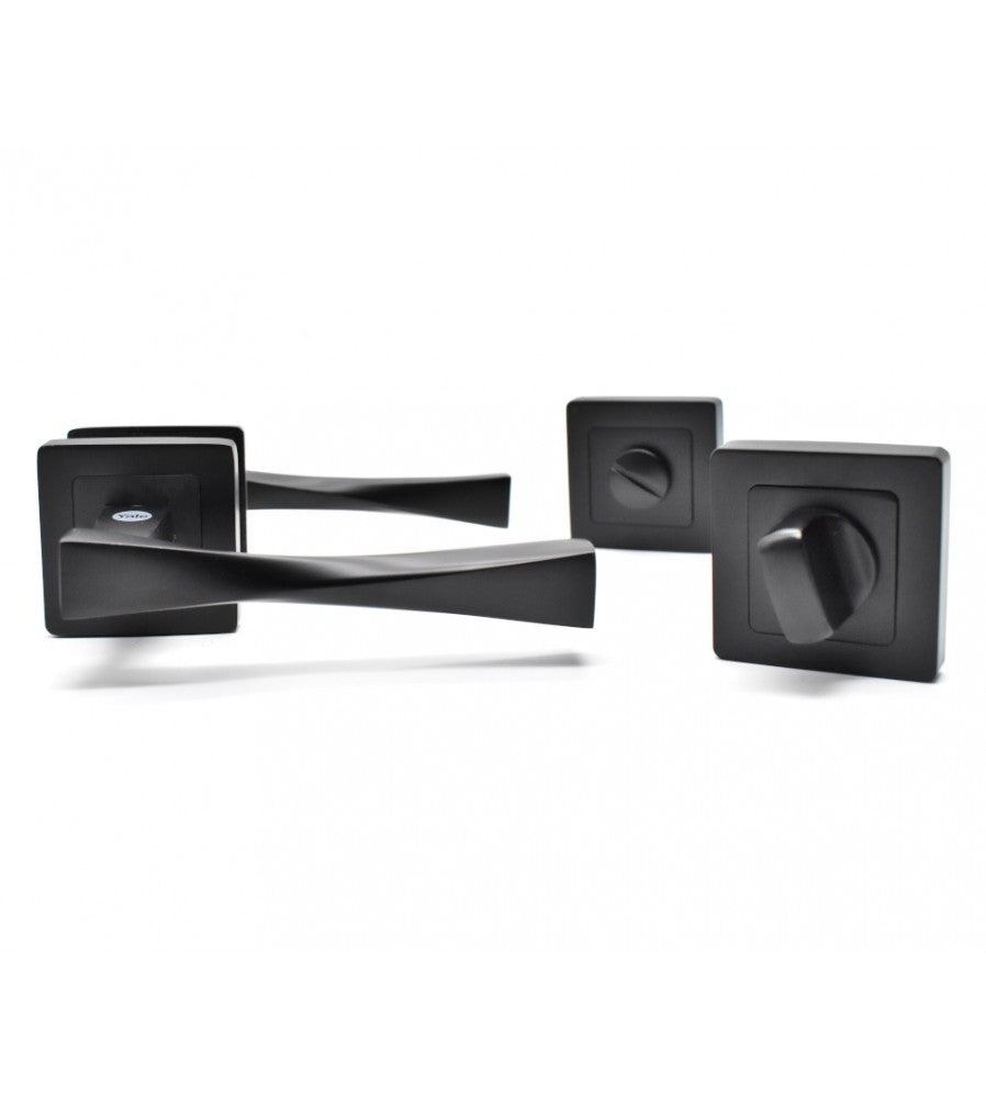 12603 - Set manere cu arc pentru usi de interior din lemn Yale Verona cu rozete pentru b