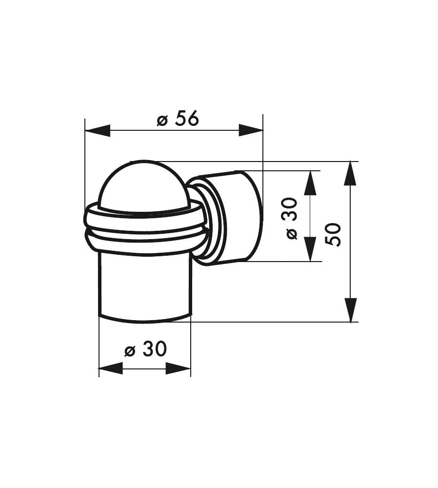 12976 - Opritor usa Thirard, din aluminiu, 2 corpuri, cu magnet