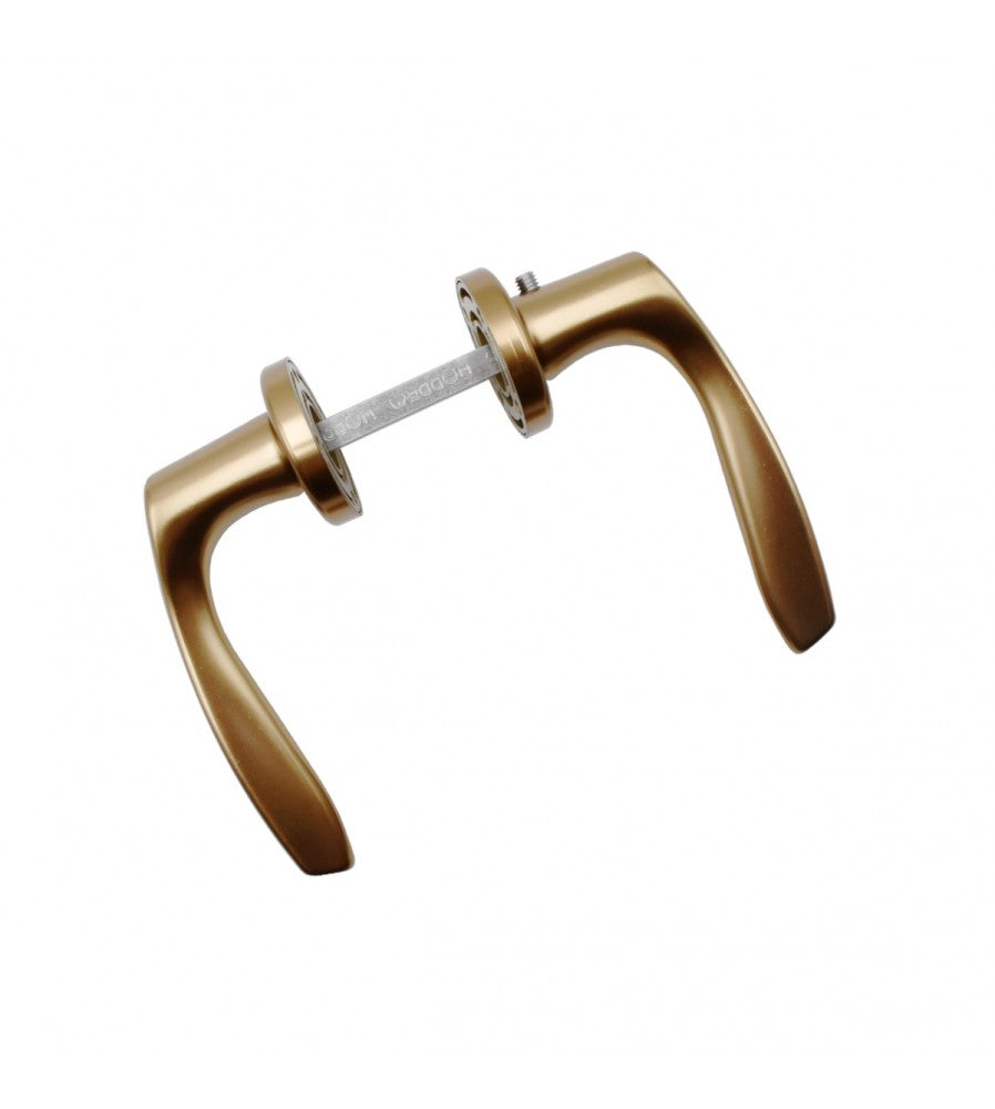 2982 - Maner usa interior, Hoppe Milano, cu rozeta pentru cheie, material aluminiu, cul