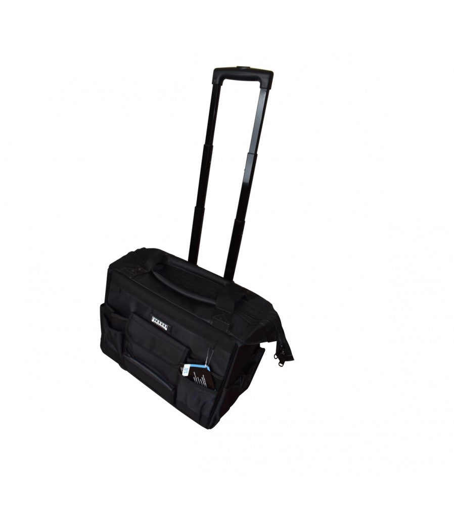 14242 - Geanta scule, STROXX, 18'', tip troller, cu fermoar, 32 buzunare, material polie