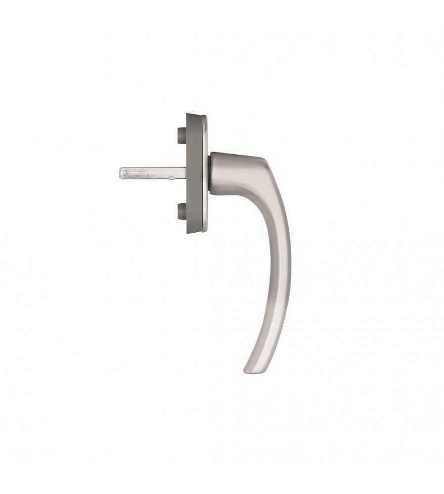 15021 - Maner de fereastra blaugelb FGS 1758 din aluminiu, patrat 37 mm, index la 90 de 