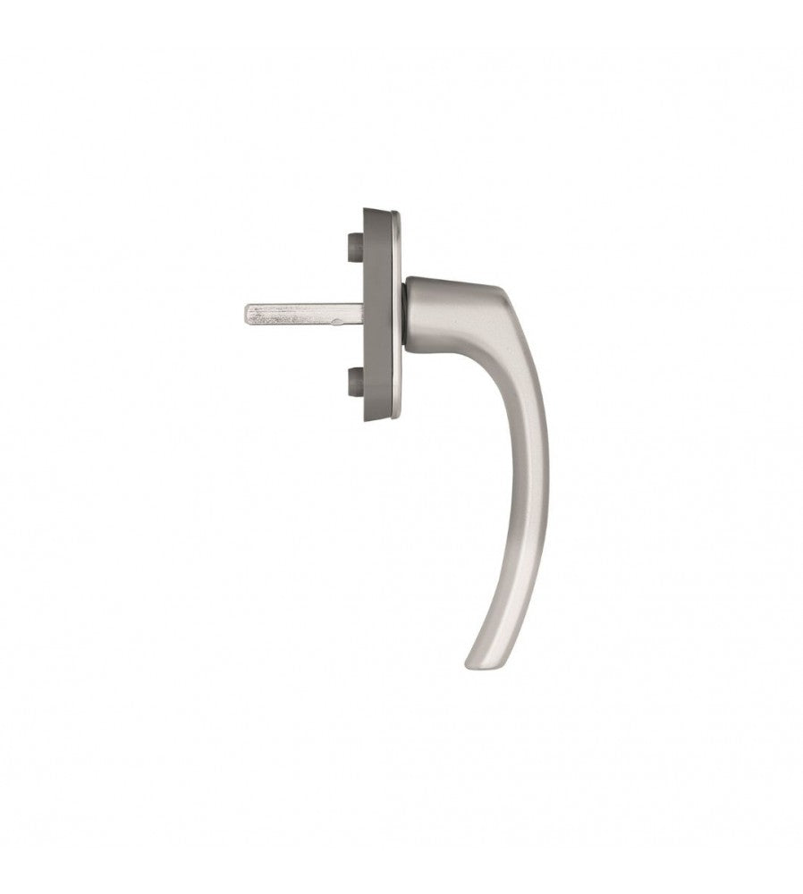 15023 - Maner de fereastra blaugelb FGS 1758 din aluminiu, patrat 37 mm, index la 90 de 