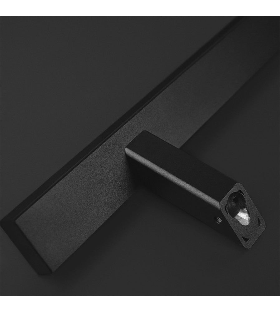15751 - Maner spatial Medos, material inox mat rectangular, L 1000 mm la 45 de grade, fa