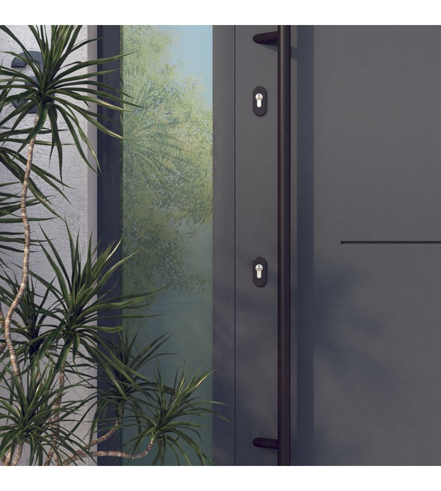 16144 - Maner spatial Medos inox diametru 32 mm lungime 1000 mm asezare la 45 grade, cul