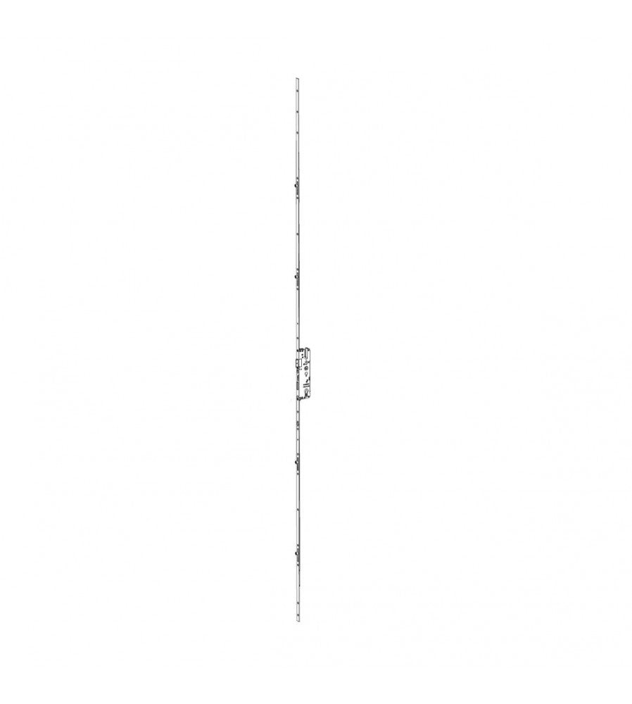 6172 - Broasca inchidere multipunct cu 4 role, ARX, dornmass 28 mm, interax 92 mm, plac