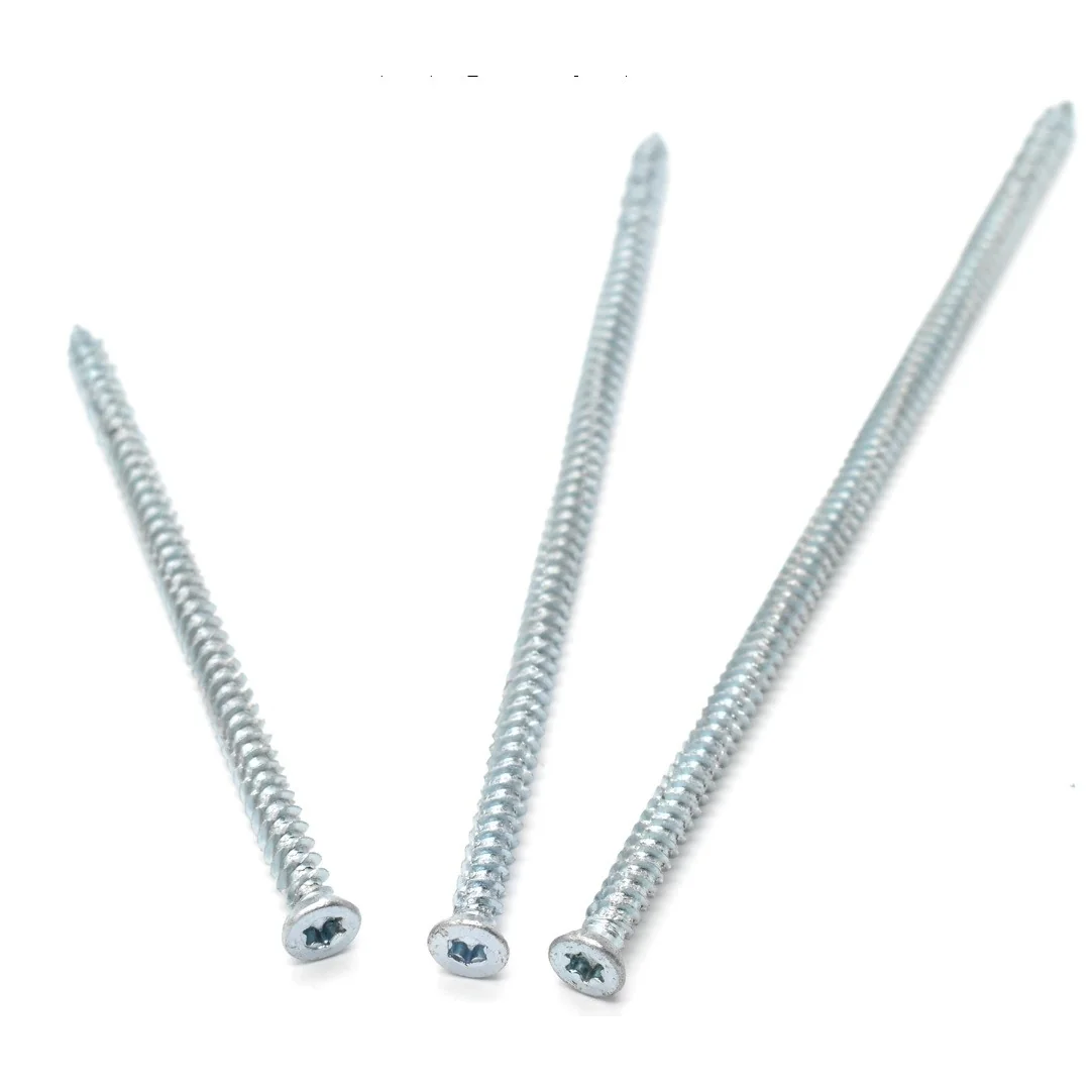 Set suruburi montaj tamplarii termopan PVC, STROXX, din otel, lungime 212 mm, cap Torx 30, set 100 buc