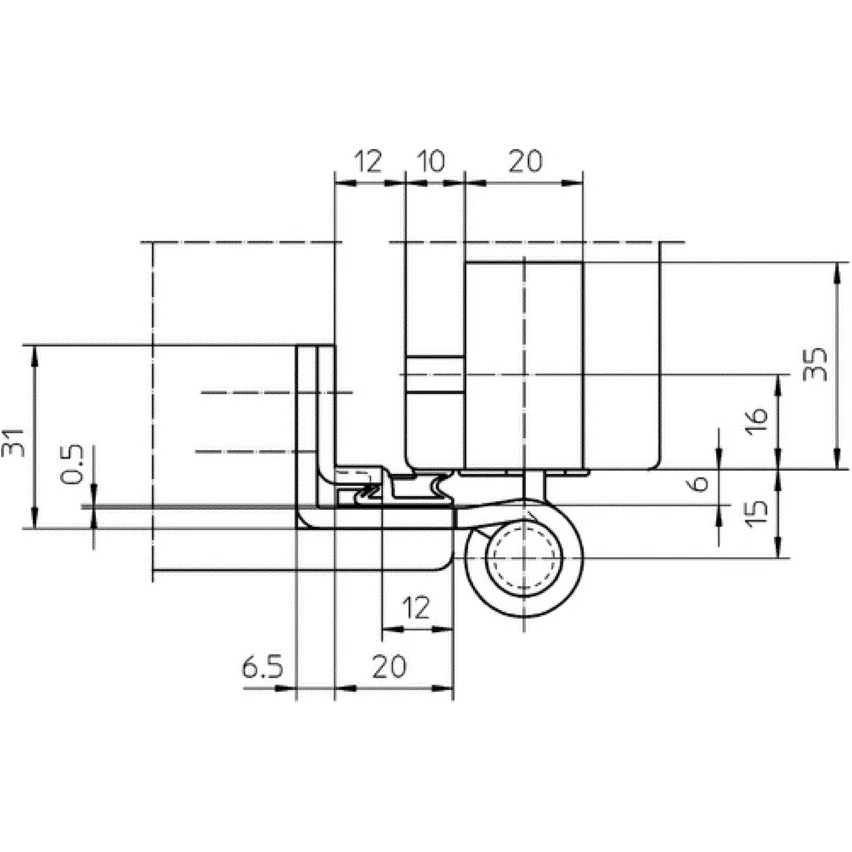 Set balamale usi de intrare din lemn, cu deschidere interioara, SIMONSWERK BAKA 4040 3D FD PROTECT, 160 kg, set 3 buc