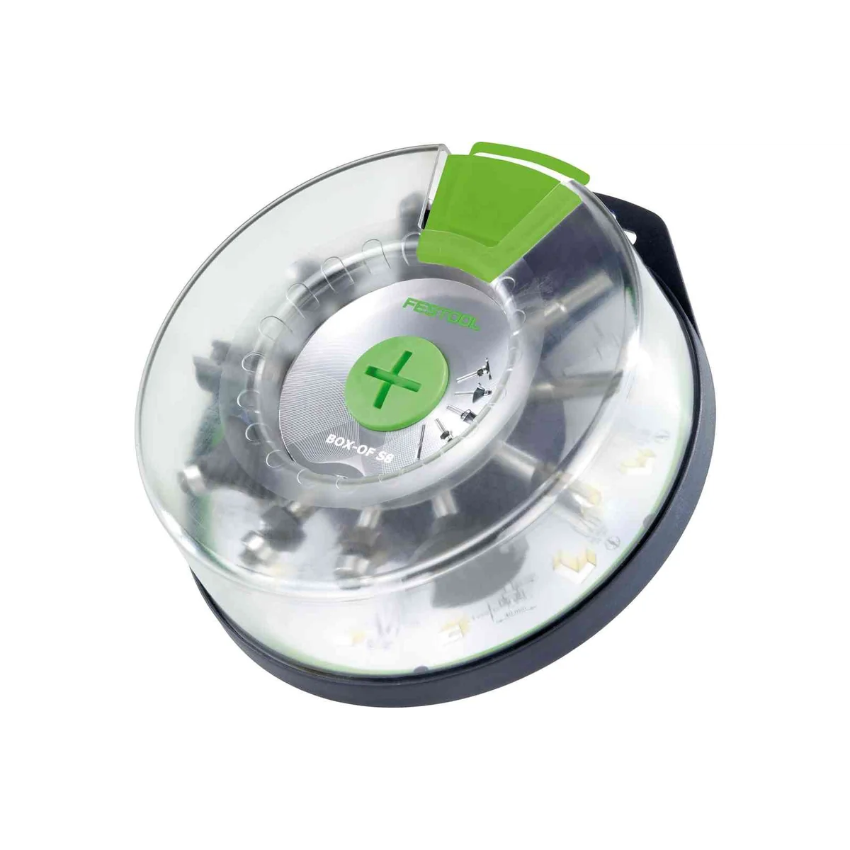 Set freze Festool pentru frezat muchii, profile, Box-OF HW S8 mix, diametrul tijei de fixare 8 mm, 10 bucati pe set (498979)