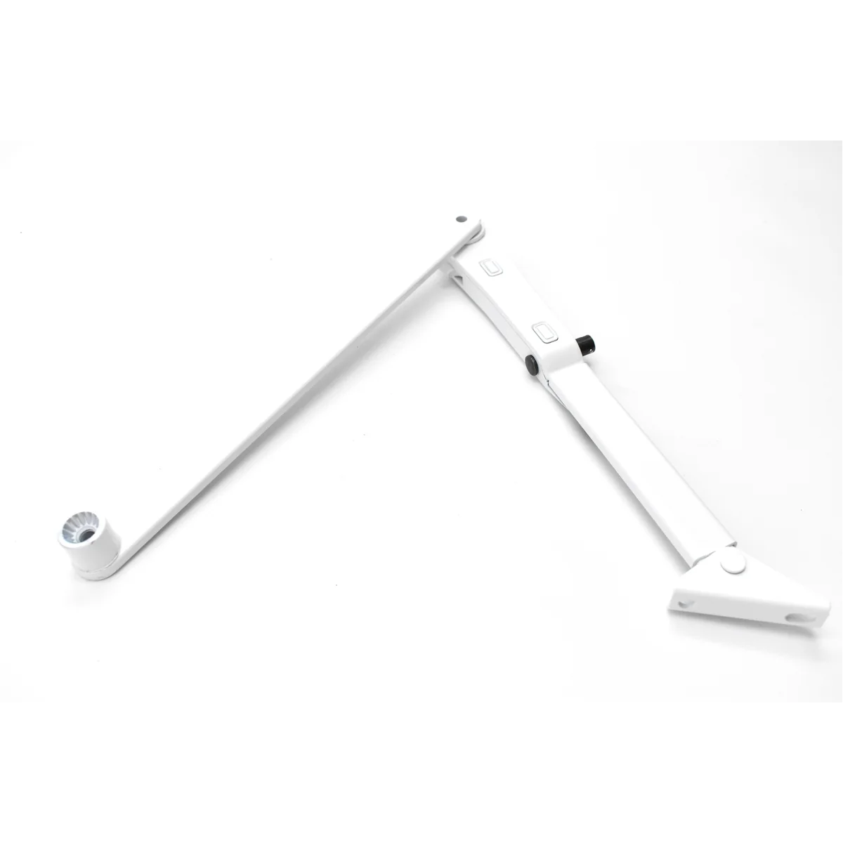 Brat fixabil cu buton pentru amortizor GEZE TS 2000/4000 culoare alb