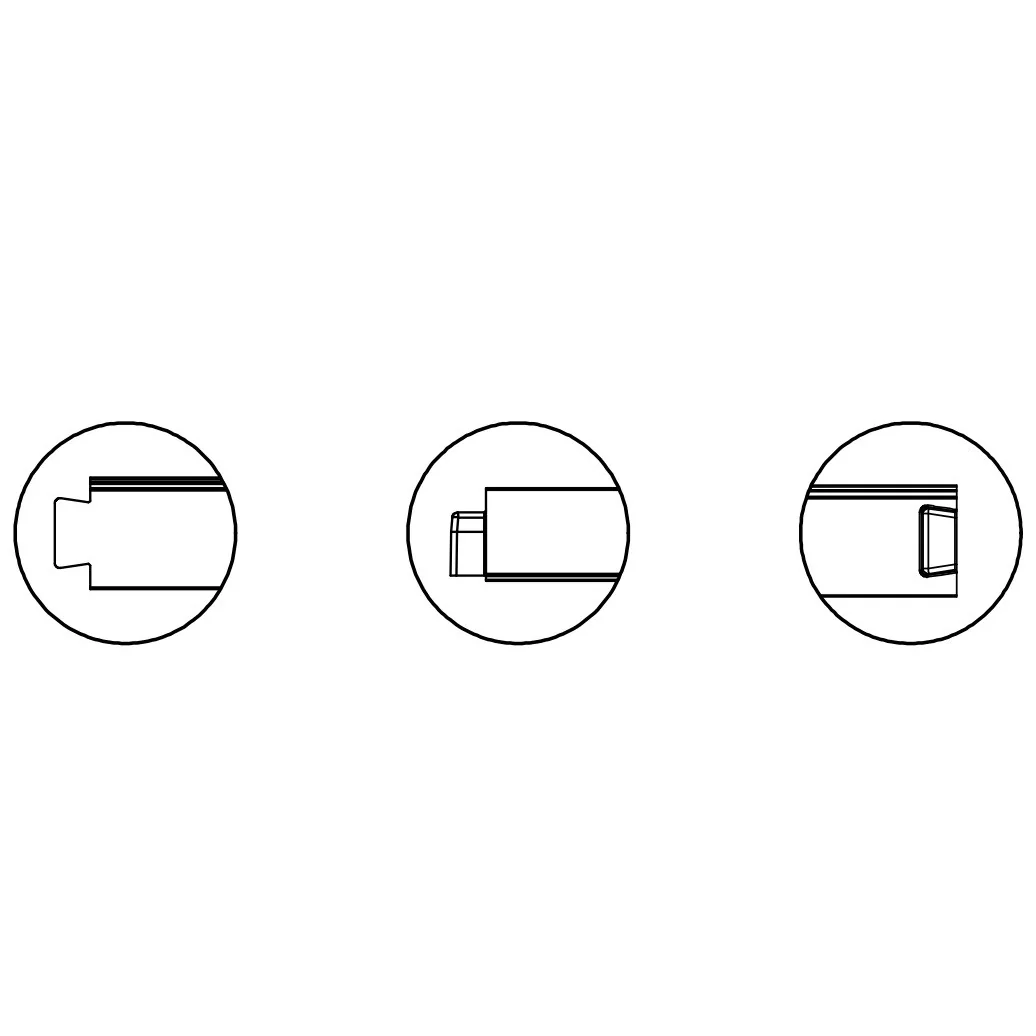 Profil termoizolare pentru soclu blaugelb EPS 100 x 64 x 1175