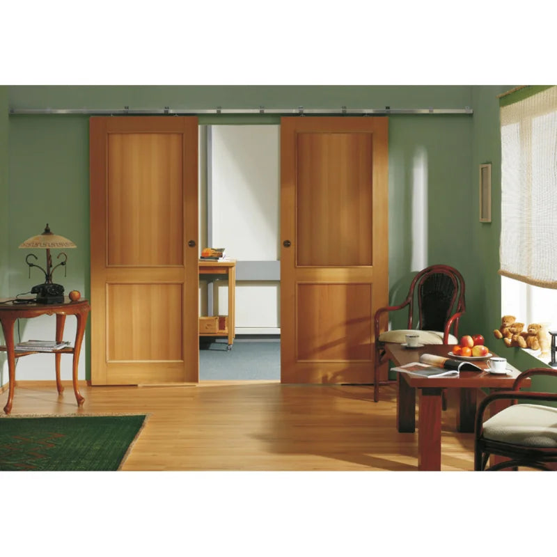 Sina de glisare Kamex din aluminiu, culoare gri mat, lungime 2000 mm, greutate usa max 100 kg