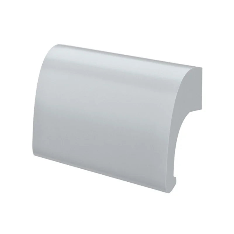 Maner usa de balcon tip scoica, tragator, De Luxe, din aluminiu, culoare argintiu