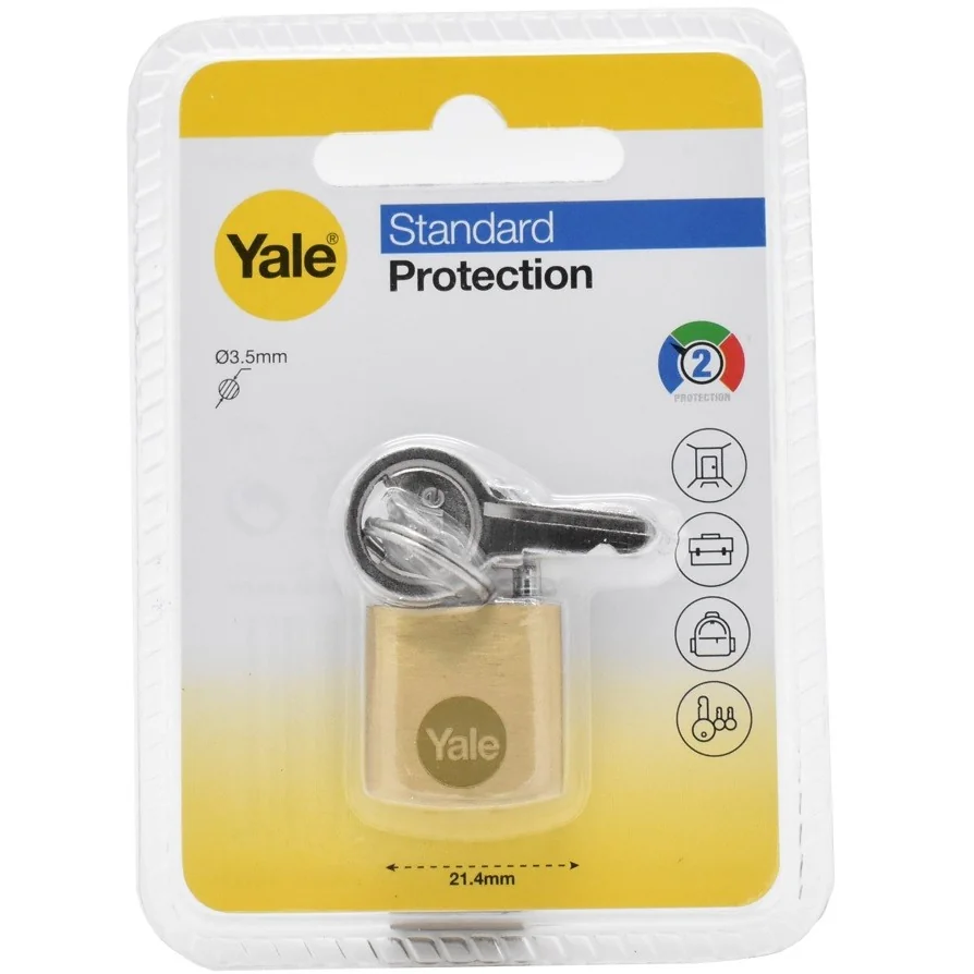 Lacat Yale din alama corp 20 mm, veriga standard, nivel standard de protectie Y110B/20/111/1