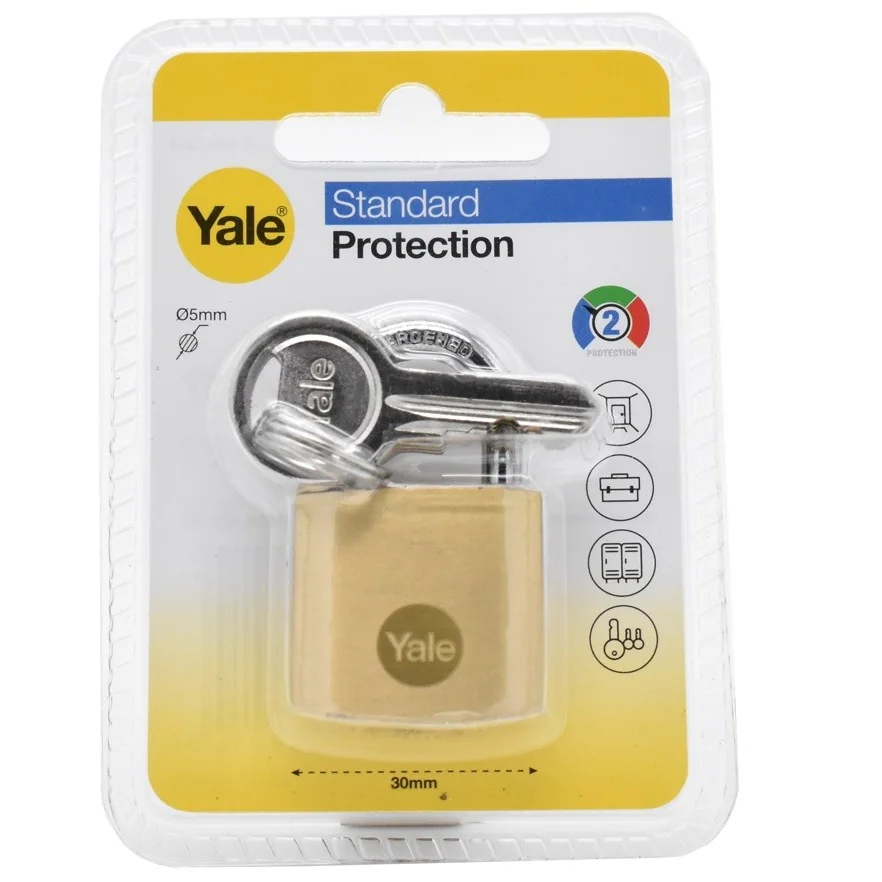 Lacat Yale din alama corp 30 mm, veriga standard, nivel standard de protectie Y110B/30/115/1