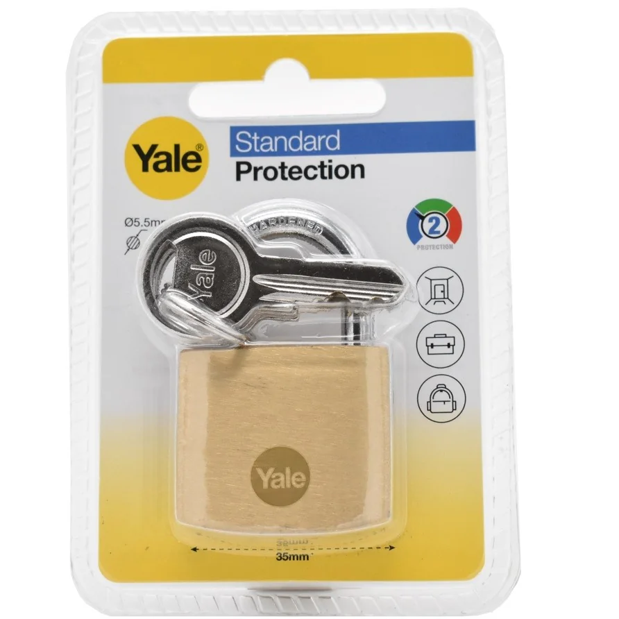 Lacat Yale din alama corp 35 mm, veriga standard, nivel standard de protectie Y110B/35/120/1