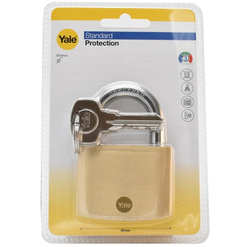 Lacat Yale din alama corp 60 mm, veriga standard, nivel standard de protectie Y110B/60/132/1