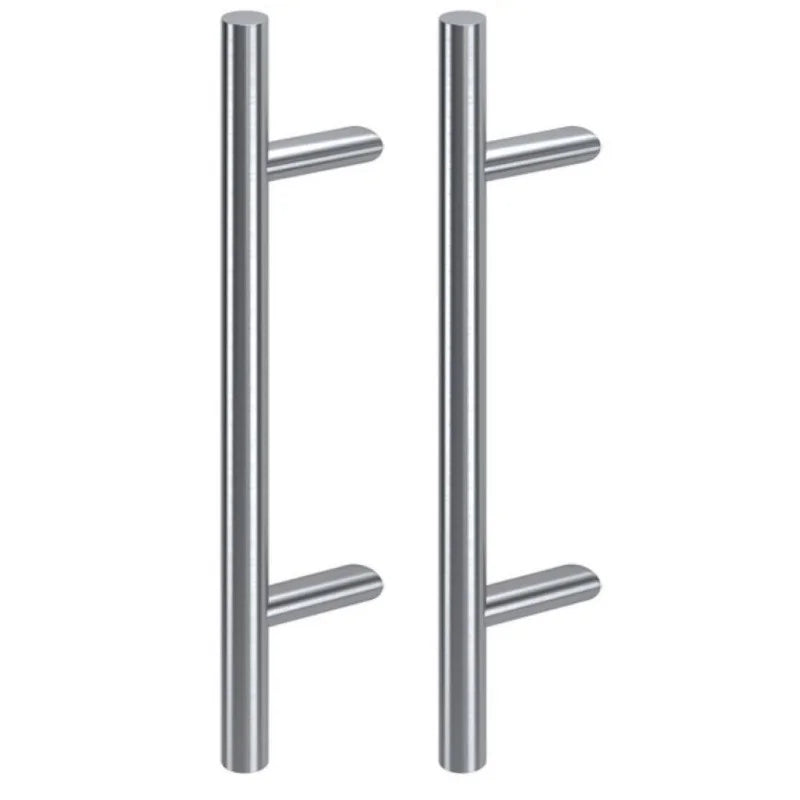 Maner spatial pe ambele parti, Medos, material inox, diam. 32 mm, L 800 mm, asezare la 90 de grade, cu acc. de prindere.