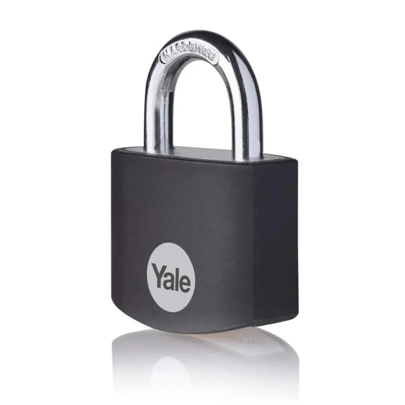 Lacat Yale din aluminiu corp 32 mm, veriga standard, nivel standard de protectie, culoare negru YE3B/32/116/1/BK