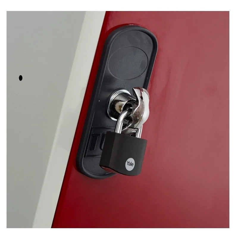 Lacat Yale din aluminiu corp 32 mm, veriga standard, nivel standard de protectie, culoare negru YE3B/32/116/1/BK