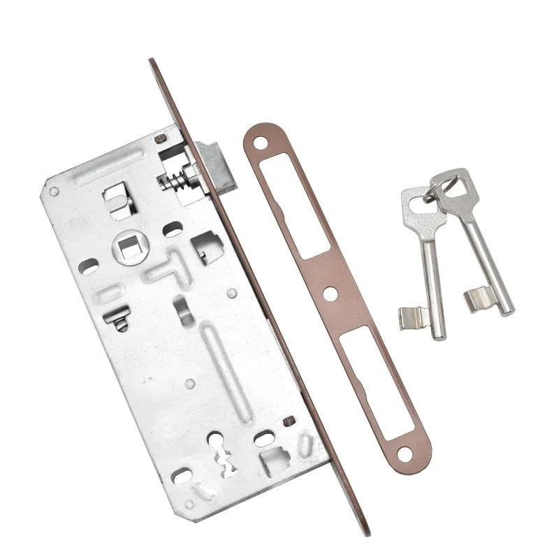 Broasca ingropata Yale pentru usi de interior din lemn orificiu pentru cheie, dornmass 43 mm, interax 90 mm culoare galben