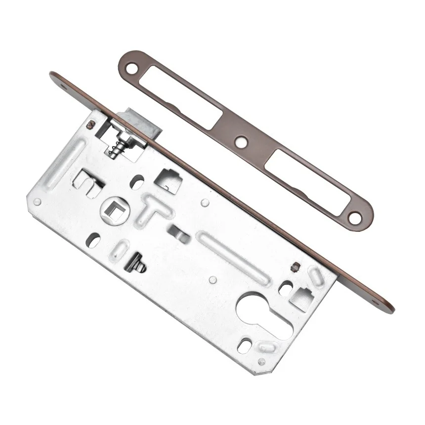 Broasca ingropata Yale pentru usi de interior din lemn orificiu pentru cilindru, dornmass 43 mm, interax 90 mm culoare galben