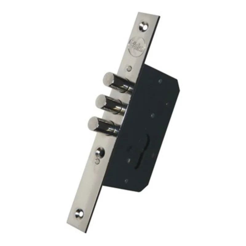 Broasca usa metalica, ingropata, Yale, inchidere cu 3 bolturi, placa frontala 190 mm, dornmass 45 mm, 189-3M N OEM