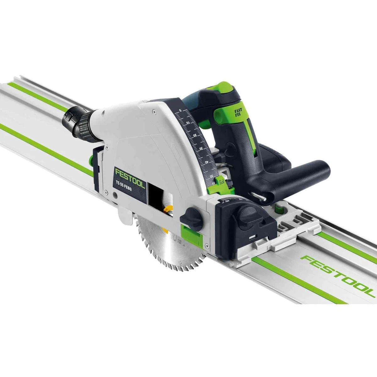 Fierastrau circular Festool TS 55 FEBQ Plus FS cu sina de ghidare (577010)