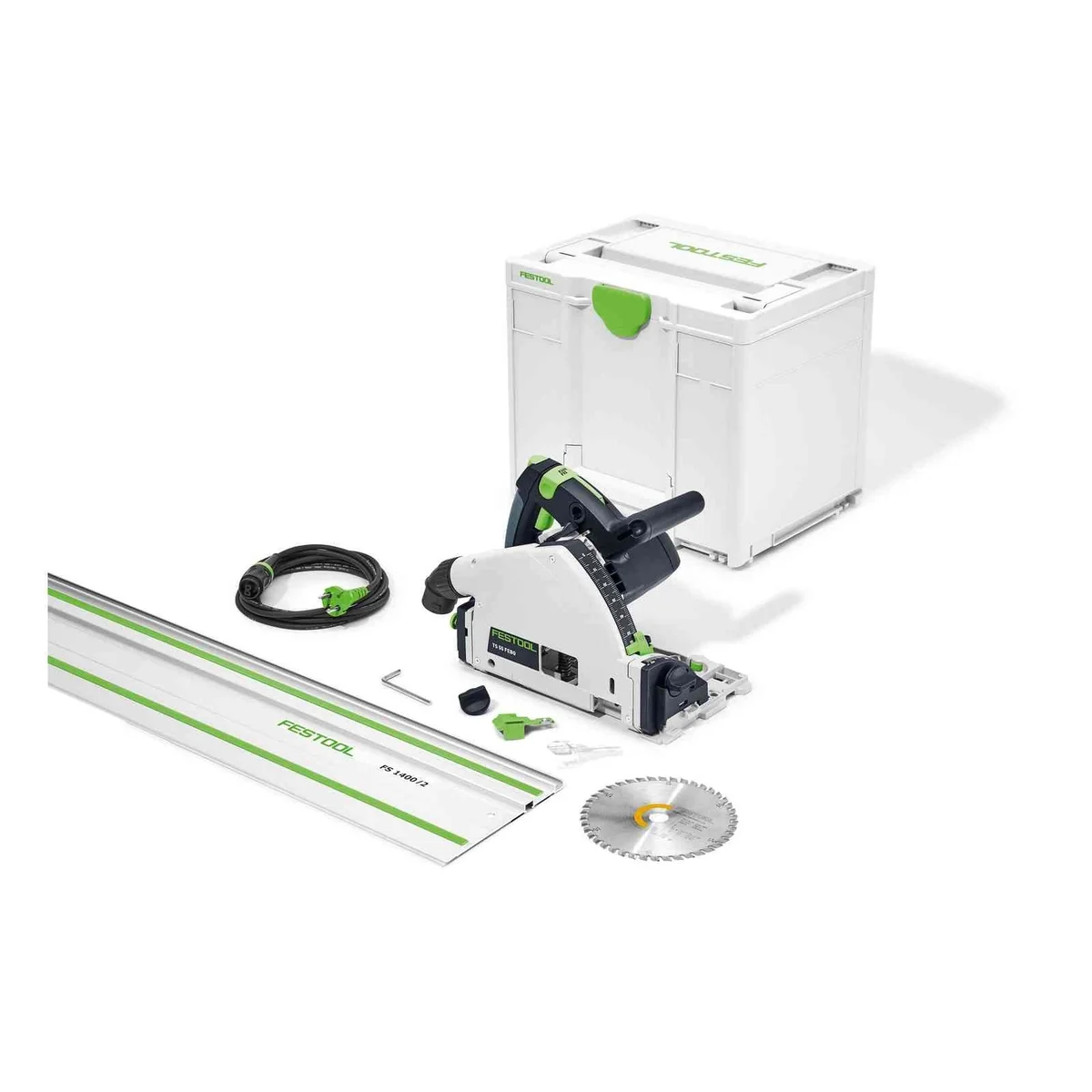 Fierastrau circular Festool TS 55 FEBQ Plus FS cu sina de ghidare (577010)