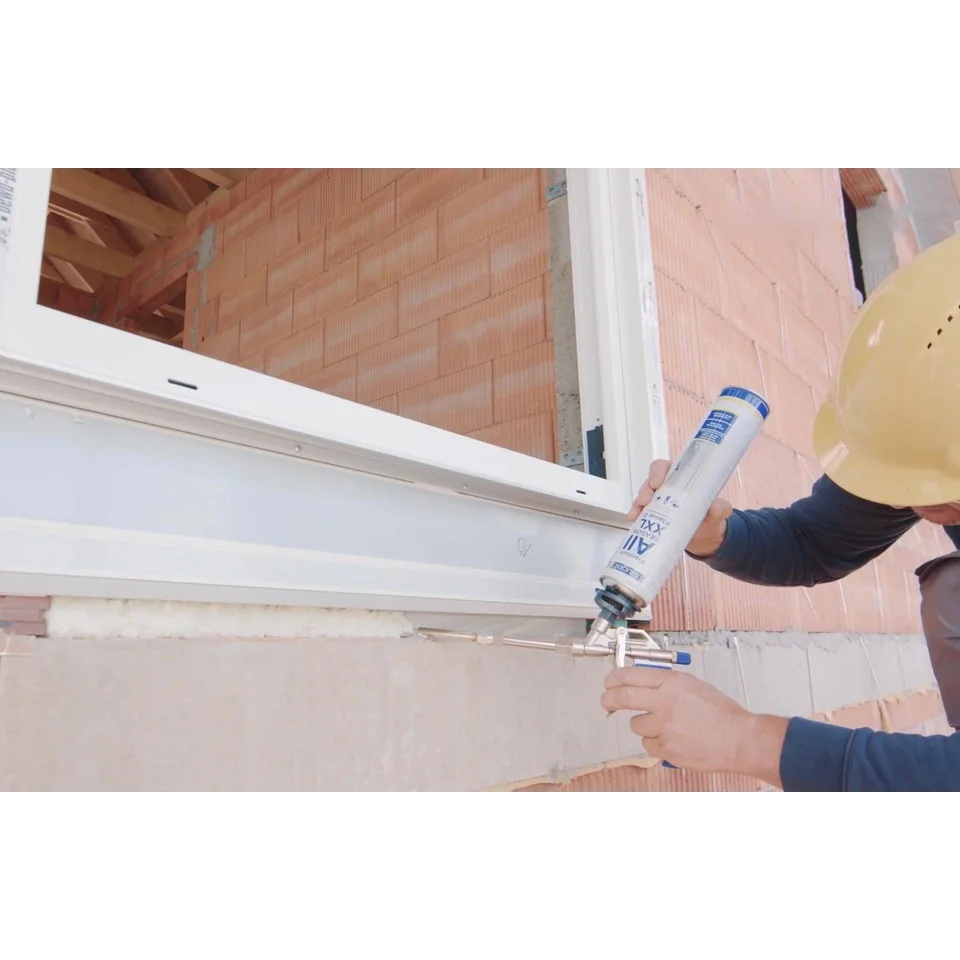 Spuma monocomponenta poliuretanica pentru pistol, blaugelb Premium Allseason XXL, clasa E, 750 ml