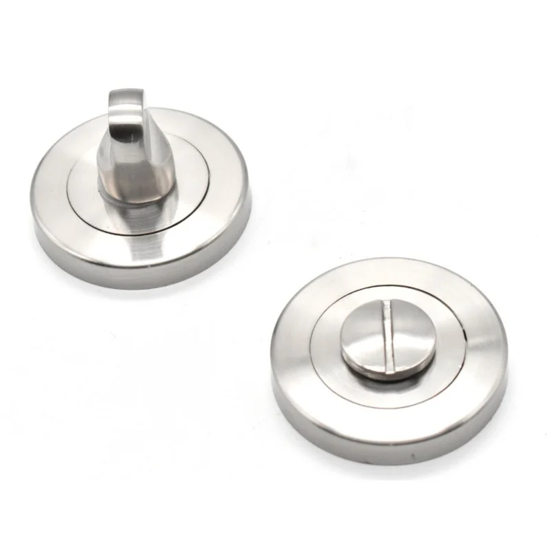 Set rozete din aluminiu Yale, pentru baie, diametru 54 mm, finisaj nichel satinat 35-ZX-03-WC-22-50