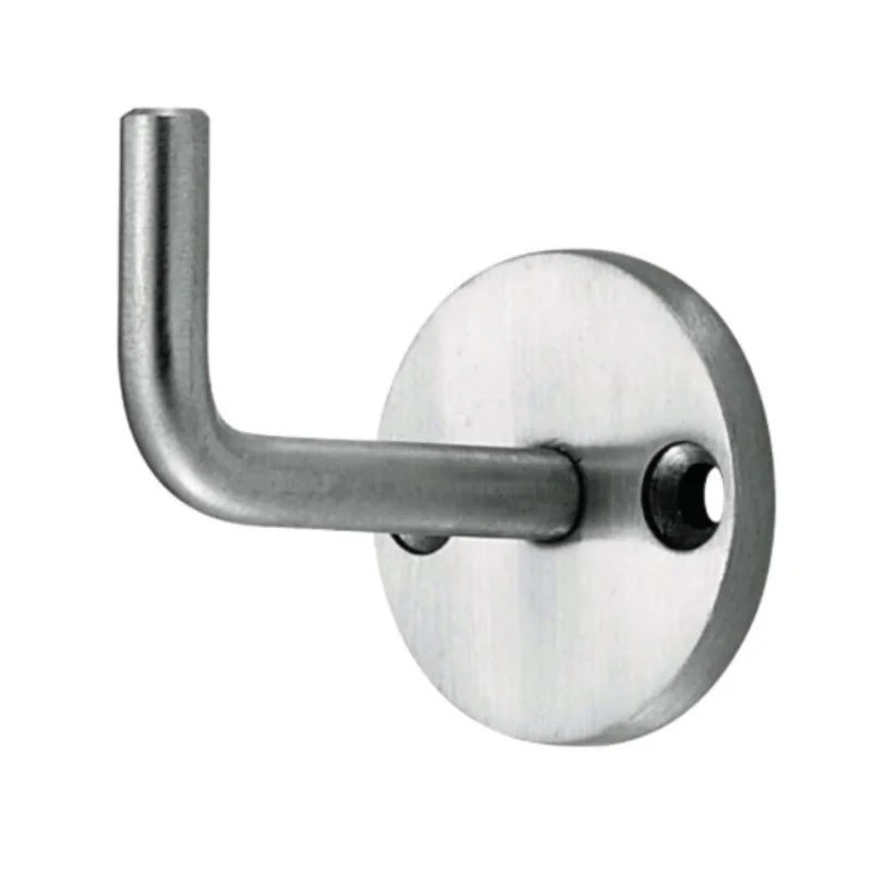 Agatatoare pentru haine STROXX cu baza de prindere rotunda si tija indoita de sustinere material inox mat