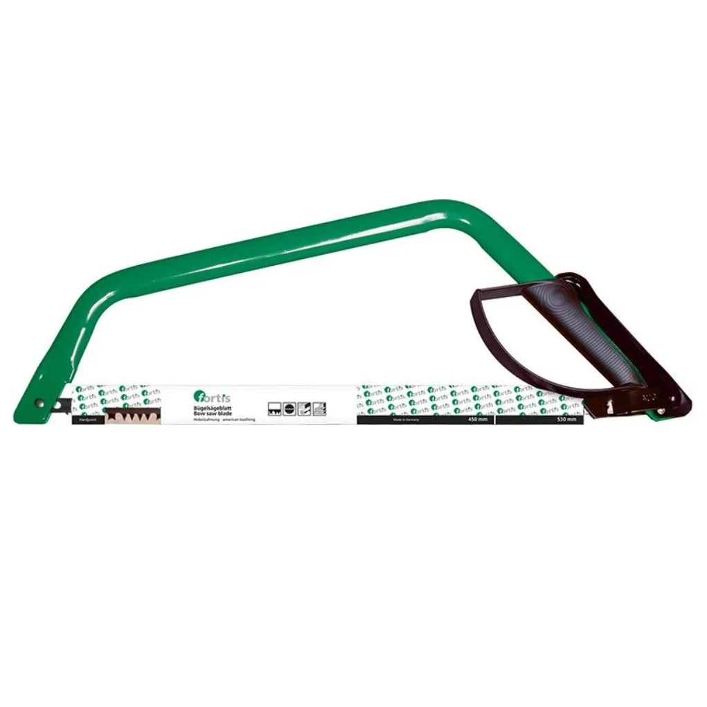 Fierastrau pentru lemn cu cadru metalic FORTIS, dinti mari, lungime lama 533 mm, culoare verde