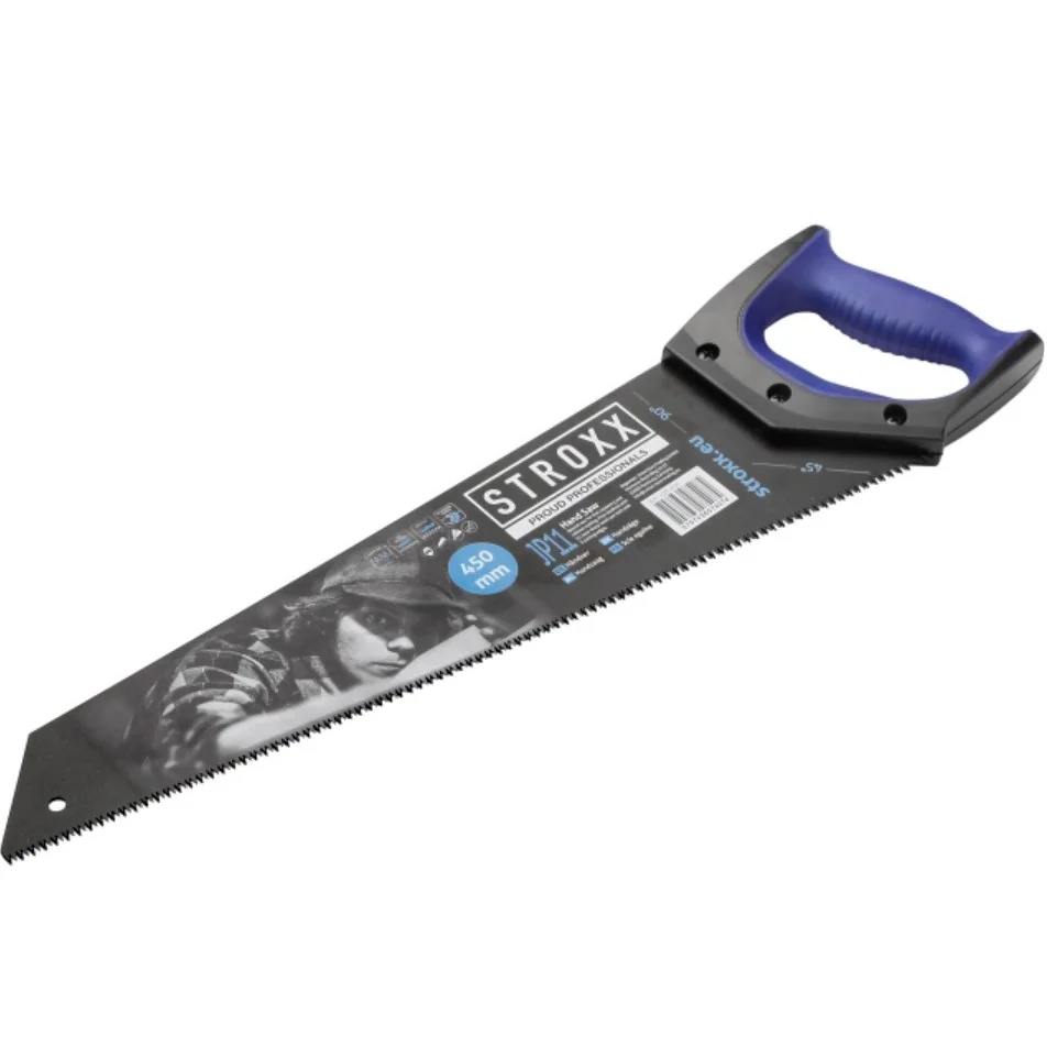Fierastrau de mana pentru lemn STROXX lungime 450 mm cu maner din plastic