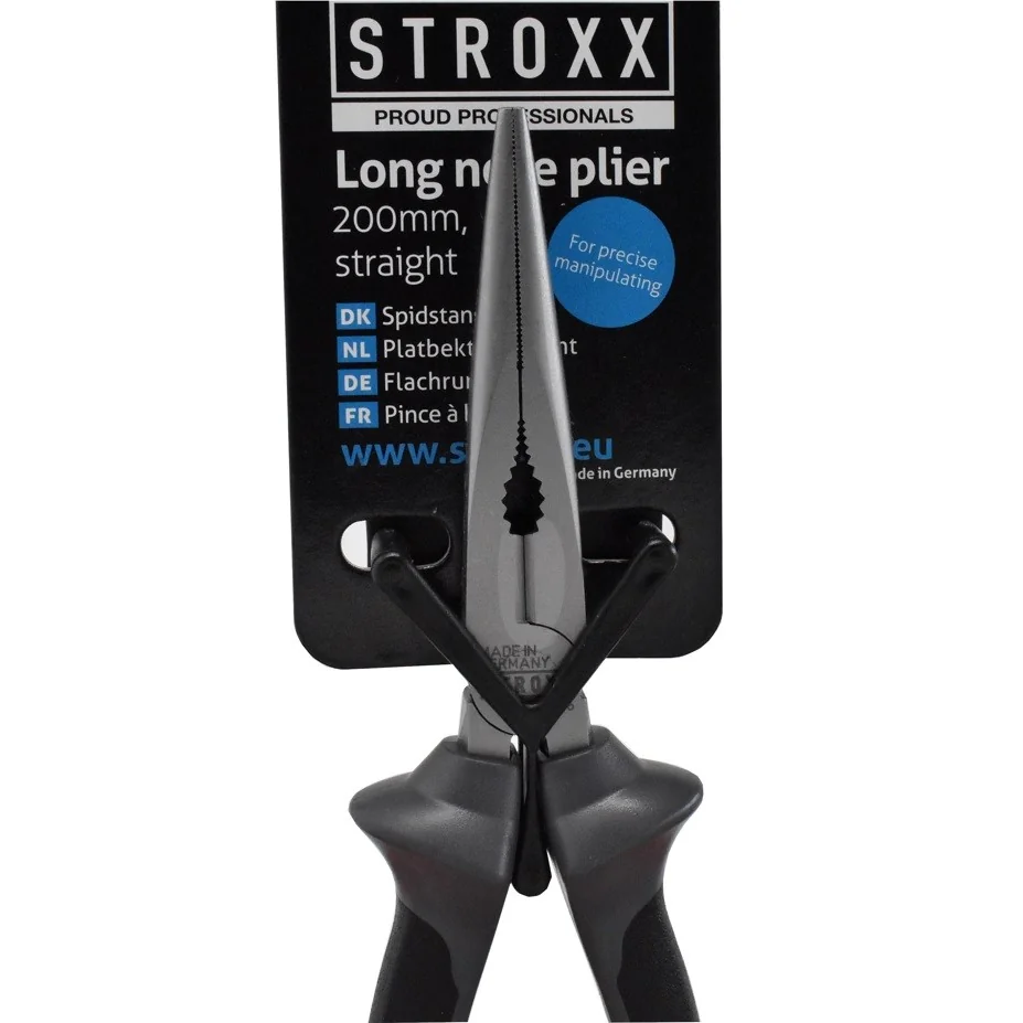 Cleste drept STROXX cu varf alungit lungime 200 mm
