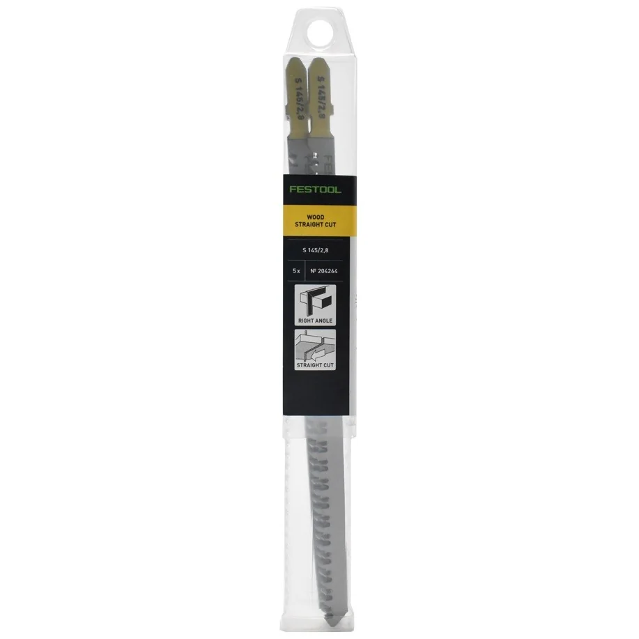 Set panza fierastrau vertical FESTOOL pentru lemn WOOD STRAIGHT CUT S 145/2.8/5 5 bucati(204264)