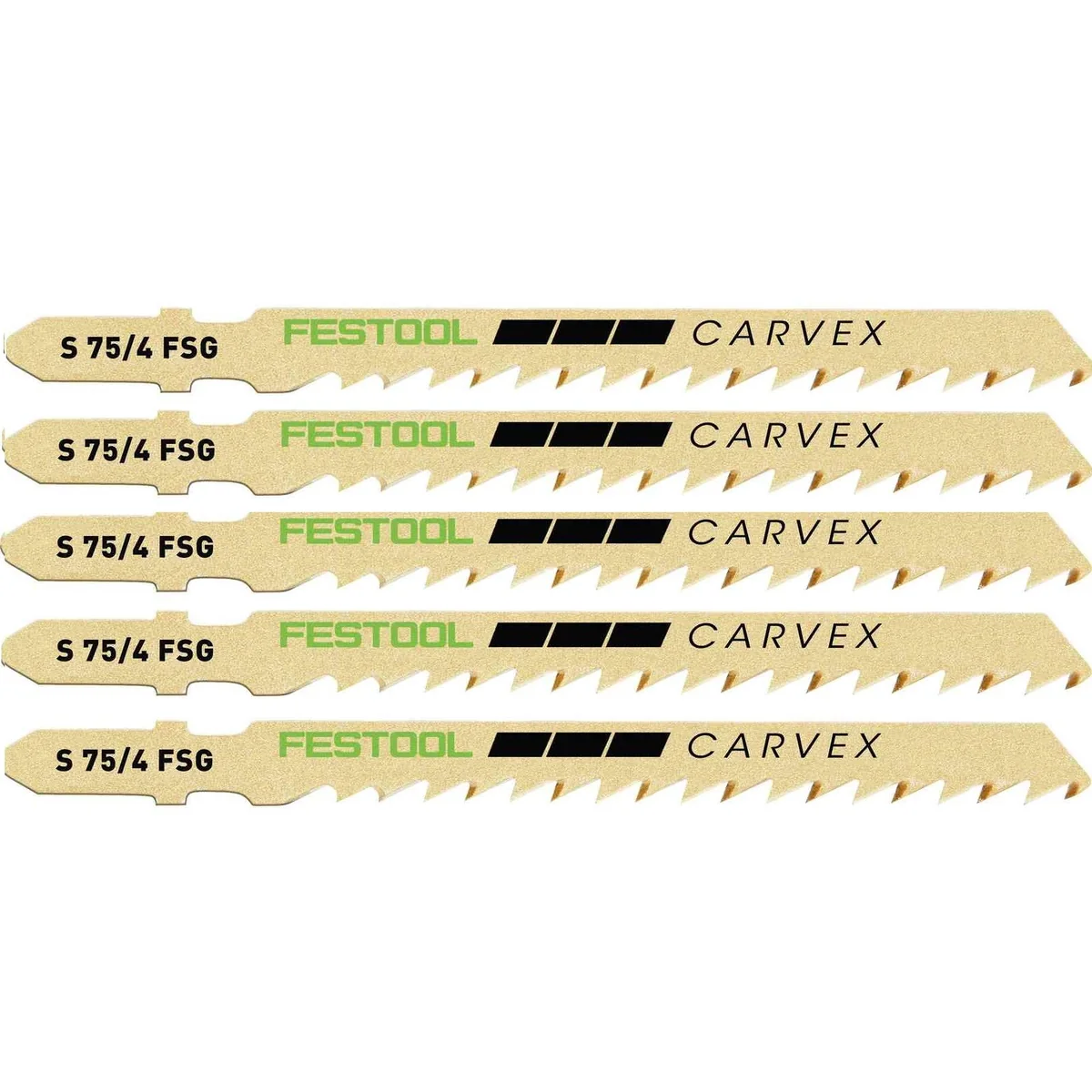 Set panza fierastrau vertical FESTOOL pentru lemn WOOD UNIVERSAL S 75/4 FSG/5 5 bucati (204316)