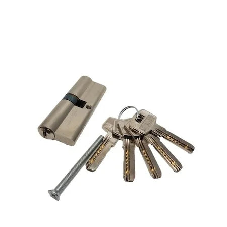 Butuc usa, cilindru, STROXX , dimensiune 45 x 45 mm, din alama, cheie cu amprenta, surub de fixare, 5 chei