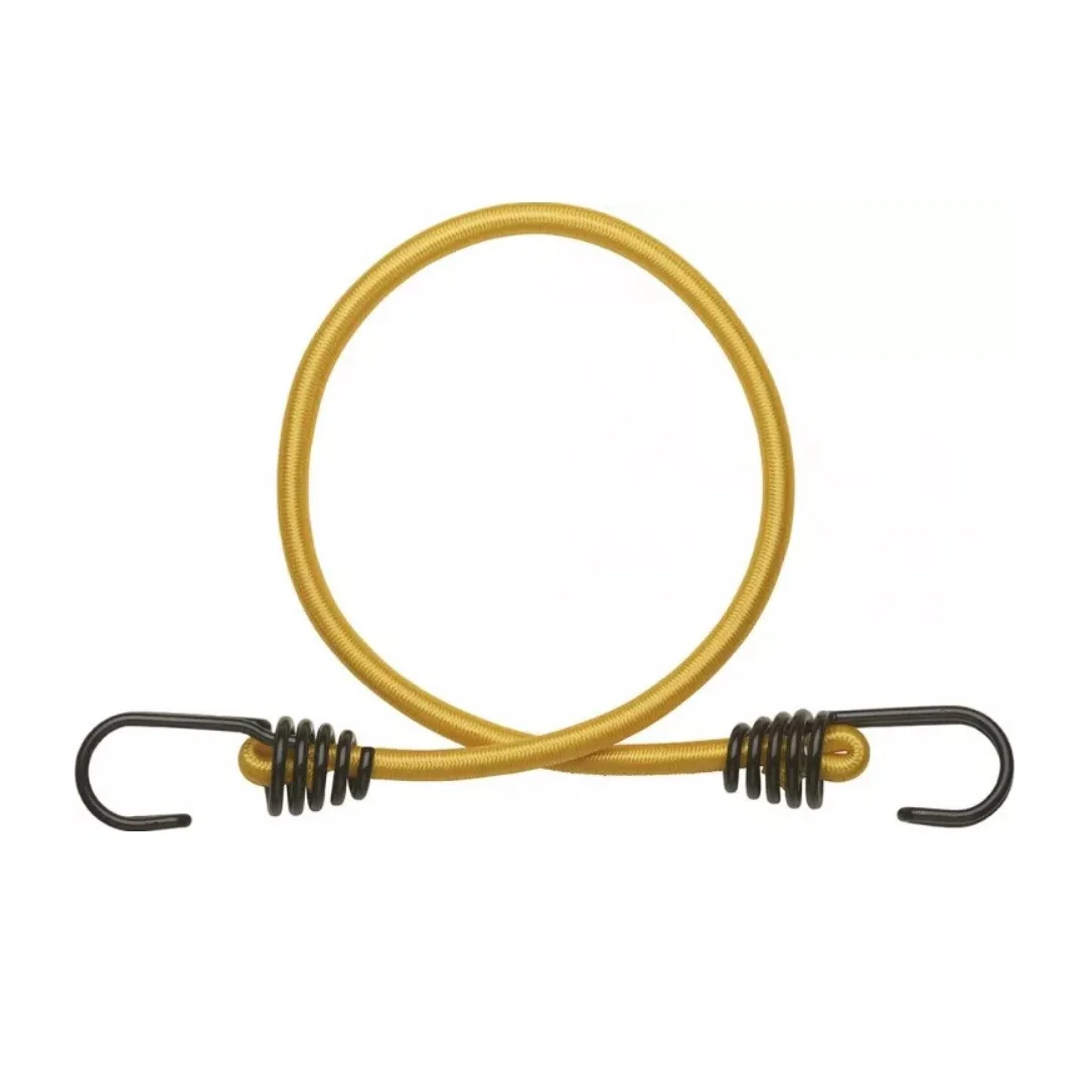 Set de 2 chingi elastice Thirard, cu carlige, lungime 0.6 metri, diametru 8 mm, culoare galben