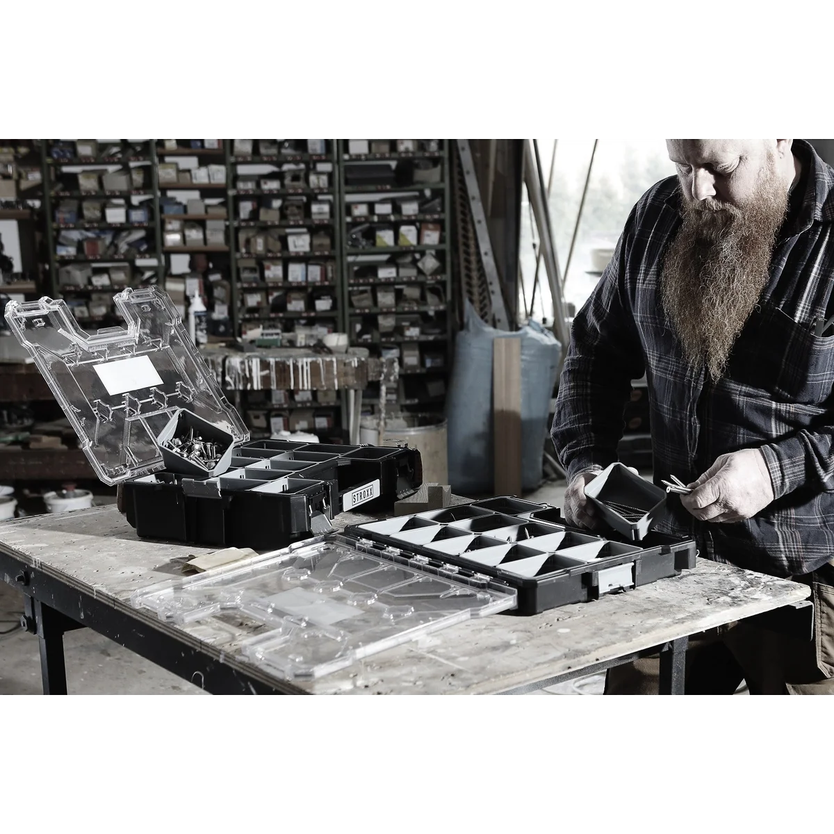 Cutie organizatoare STROXX, cuplabila, dimensiuni 454x360x60 mm