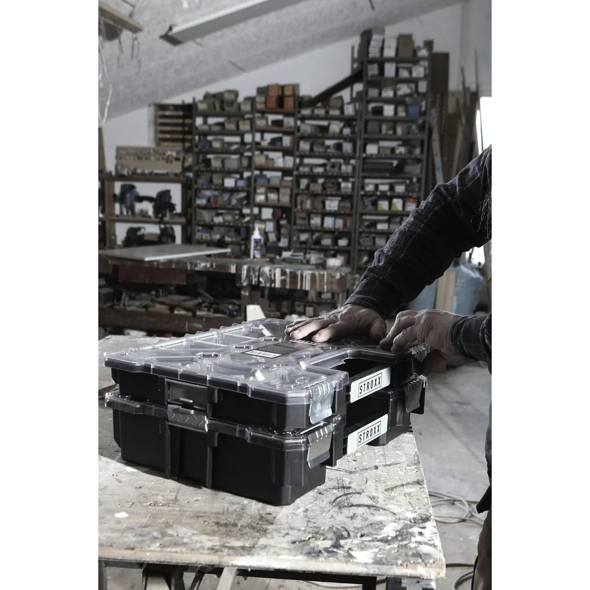 Cutie organizatoare STROXX, cuplabila, dimensiuni 454x360x60 mm