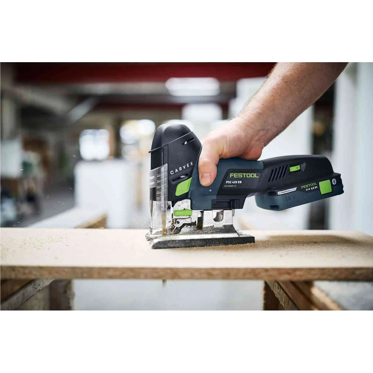Fierastrau vertical Festool CARVEX PSC 420 EB-BASIC, pentru acumulator, fara acumulator si incarcator in pachet 576521