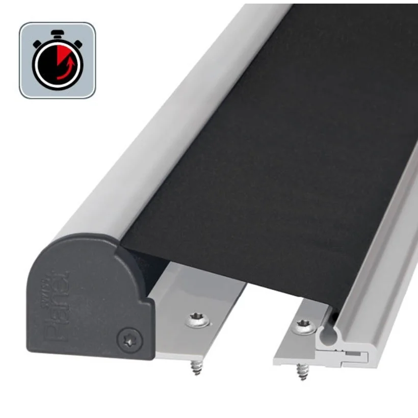 Rulou protectie degete Planet FSR 6000 QUICK lungime 1925 mm culoare argintiu cu material de protectie culoare negru