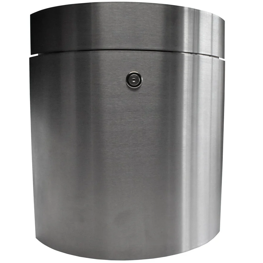Cutie postala de perete PREMIUM ALBERT  690743 forma arcuita din inox cu 2 chei dimensiuni 340 x 390 x 110 mm