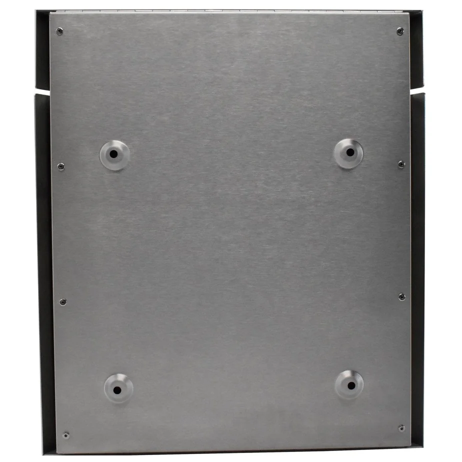 Cutie postala de perete PREMIUM ALBERT  690743 forma arcuita din inox cu 2 chei dimensiuni 340 x 390 x 110 mm
