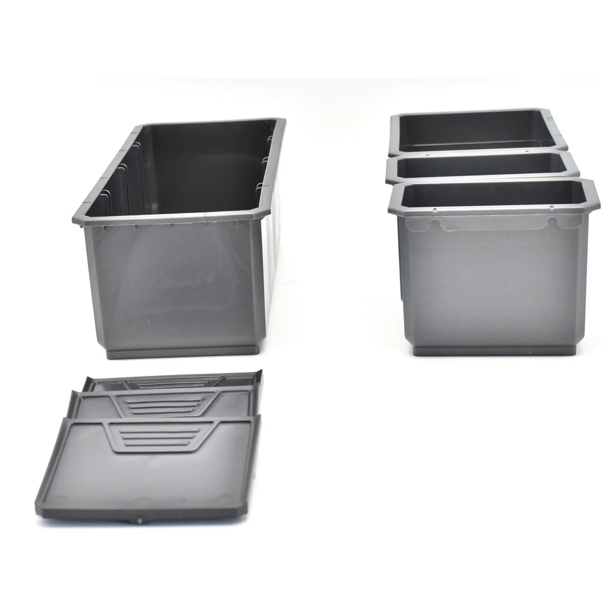 Cutie organizatoare STROXX Stroboxx 200 cuplabila, dimensiune 585 X 385 X 190 mm culoare negru